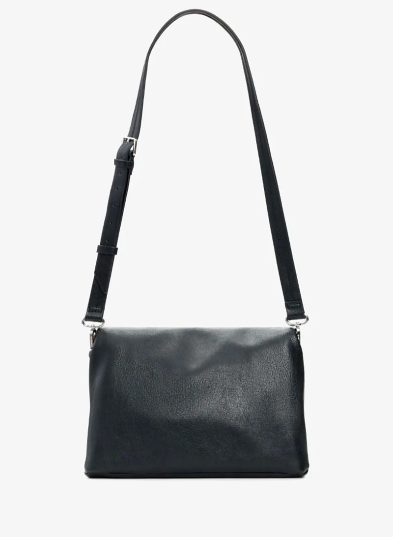 DESIGUAL Black Medium Bag With Logo Charm for Women | Best Price UAE