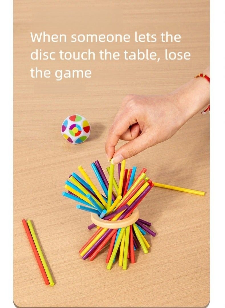 Wooden Stick Balance Game 3-in-1, Kids Educational Puzzle Toy, Multiplayer Family Board Game - Image 3