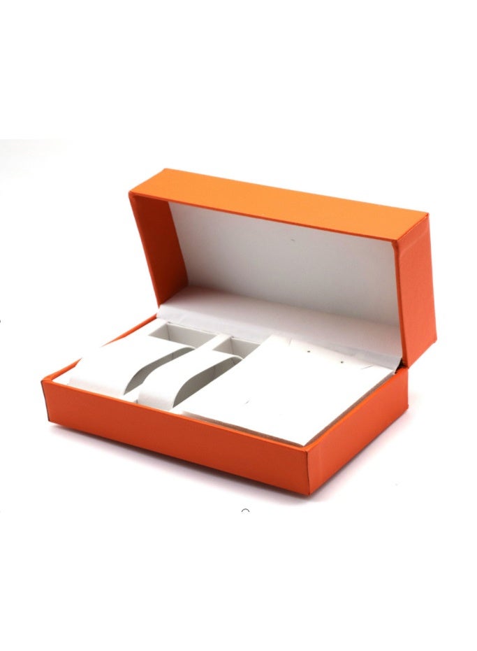 NIBEMINENT مجموعة ساعات يد أنيقة للنساء مكونة من 6 قطع مع علبة سبائك دائرية بسيطة، لمسات من الأحجار الكريمة، عرض المؤشر، حركة كوارتز إلكترونية - تشمل ملحقات أزياء متطابقة - Image 4