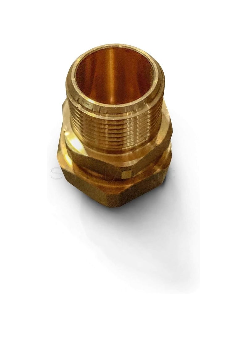 SUPPLYGIANT إيفرفلو DDNV0034 وصلة نحاسية 3/4" مع توصيل لحام إلى خيوط ذكرية - Image 3