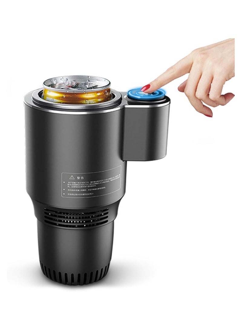 GGOOT 2 in 1 Car Cup Cooler Warmer, 12V Heating Cooling Smart Car Cup Mug Holder, Portable Perfect Car Tumbler Holder for Coffee, Beverage, Milk, Drinks, Traveling, Commuting, Road Trip - Image 1