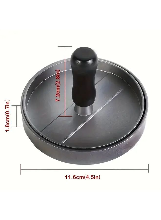 Flagship Model 4 5in Aluminum Non Stick Burger Press With 100 Free Papers For Meat And Veggie Burgers BPA Free Dishwasher Safe - Image 4