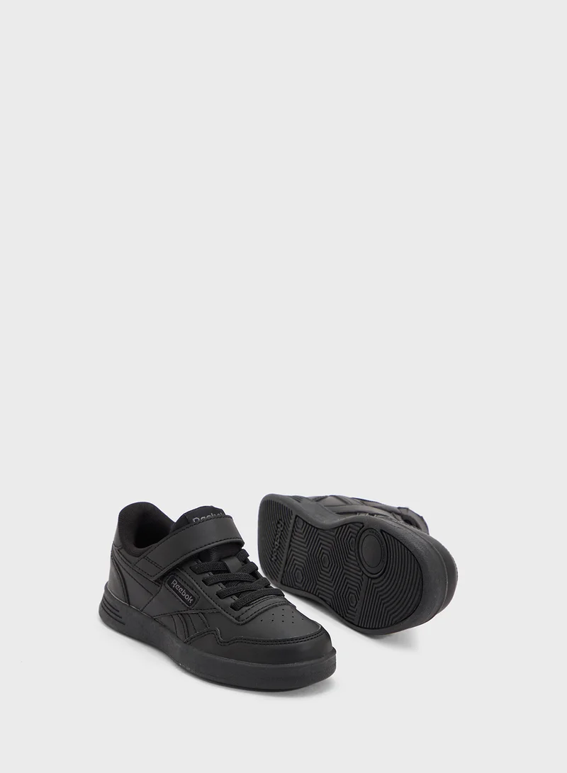 Reebok Kids Court Advance Elastic & Top Strap