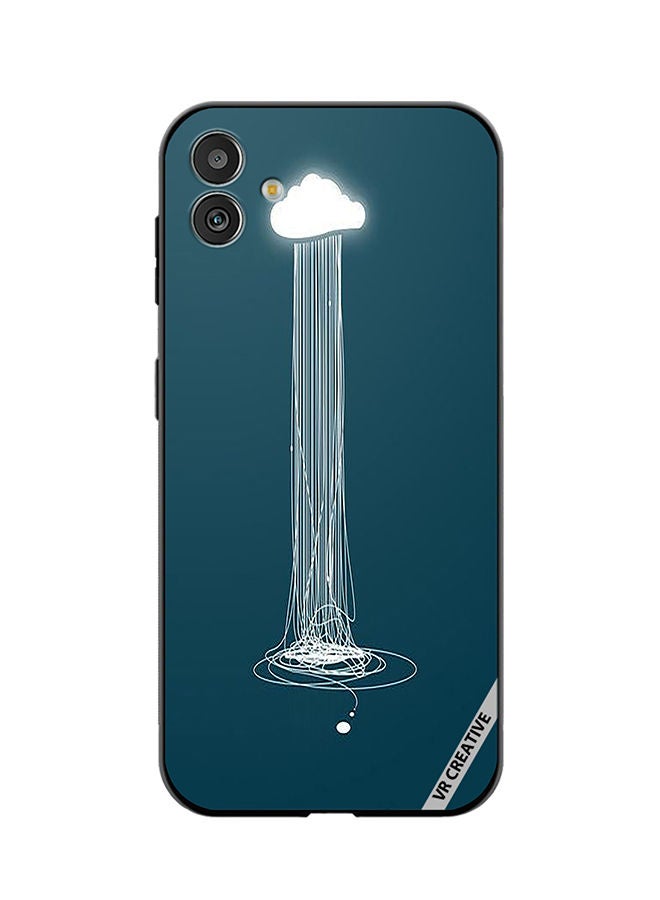 VR CREATIVE Protective Case Cover For Samsung Galaxy F14 Animated Rain Design Multicolour - Image 1