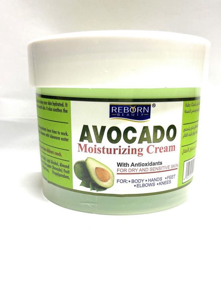REBORN Face & Body Moisturizing Cream Avocado With Antioxidants 500ml - Image 2