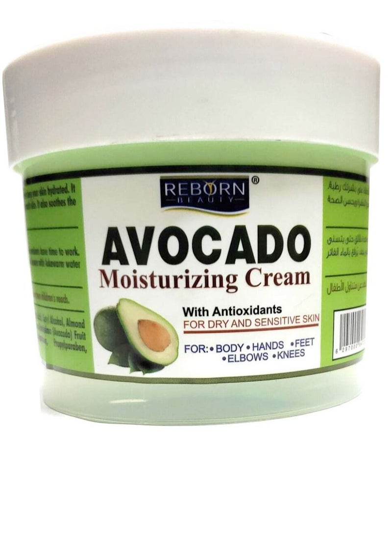 REBORN Face & Body Moisturizing Cream Avocado With Antioxidants 500ml - Image 1