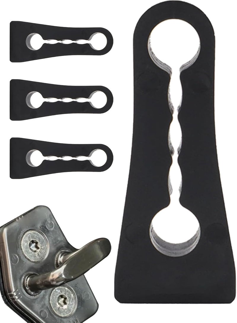 4 Pcs Car Door Lock Sound Deadener Pads Compatible with Toyota Camry, Land Cruiser Prado J120 J150, RAV4, Prius, Suzuki Grand Vitara – Anti Rattle Damper Buffer Seals for Noise Reduction and Soundproofing - Image 3