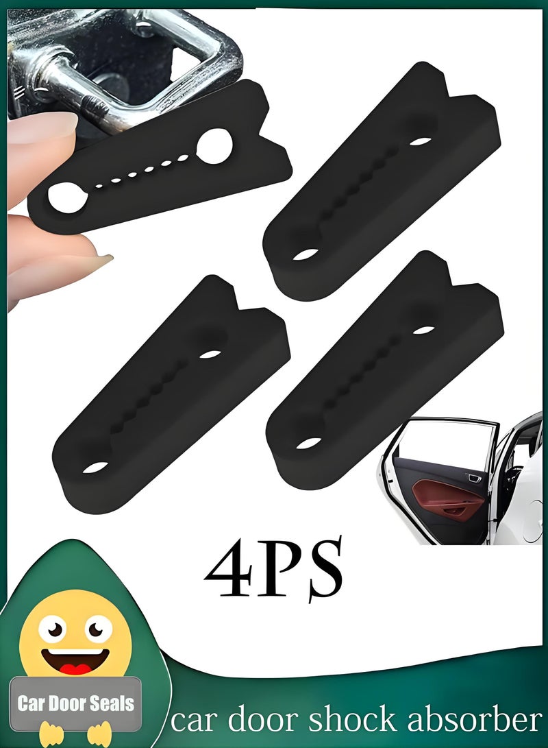 4 Pcs Car Door Lock Sound Deadener Pads Compatible with Toyota Camry, Land Cruiser Prado J120 J150, RAV4, Prius, Suzuki Grand Vitara – Anti Rattle Damper Buffer Seals for Noise Reduction and Soundproofing - Image 1