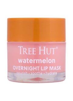 Tree Hut Tree Hut Watermelon Overnight Lip Mask  Leave on Overnight  Wake up to Soft Hydrated Lips  Elevate your Self Care Routine  6 oz 