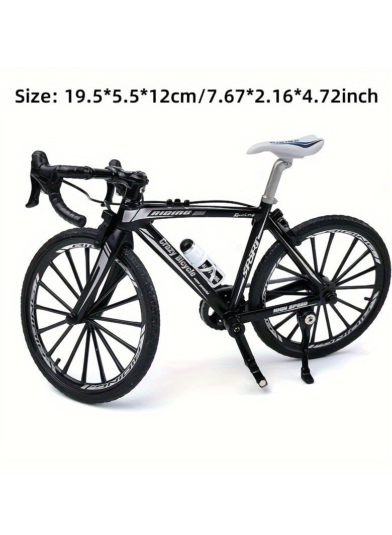 Vintage Mini Alloy Bicycle Model – Durable Metal & Plastic Collectible, Retro Home/Office Decor, Winter & Holiday Gift Idea - Image 3