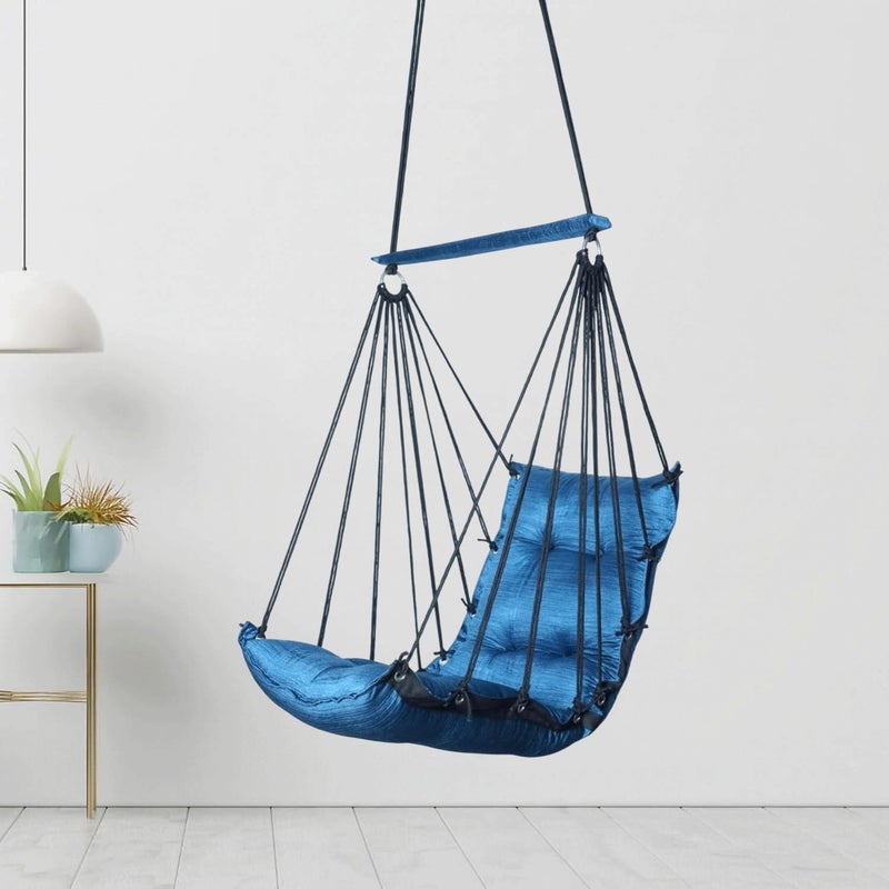 JULJULIA أرجوحة للشرفة - جولا مميزة للبالغين للمنزل، جولا آمنة للأطفال، كرسي معلق للشرفة الداخلية، تصميم متين ومريح، سهولة التركيب والصيانة - JJ_Low-K-FIROZI - Image 1