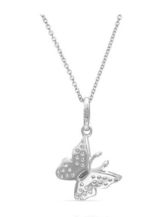 NIBEMINENT - 925 Sterling Silver Butterfly Pendant Necklace - Image 1