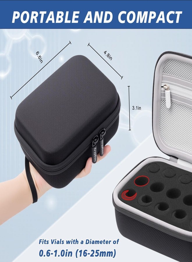 Krypthos 15 Slots Insulin Vial Protector Case, Insulin Vial Organizer Bag for Diabetics Standard 10ml U-100 Vials, Insulin Carrying Case Fridge Holder Storage Holder, No Ice Pack - Image 5