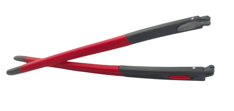 NicelyFit Temples Arms Legs Replacement for Oakley Crosslink Pitch OX8037 OX8041 OX8111 Glass Eyeglass Frame Matte Black Red - Image 2