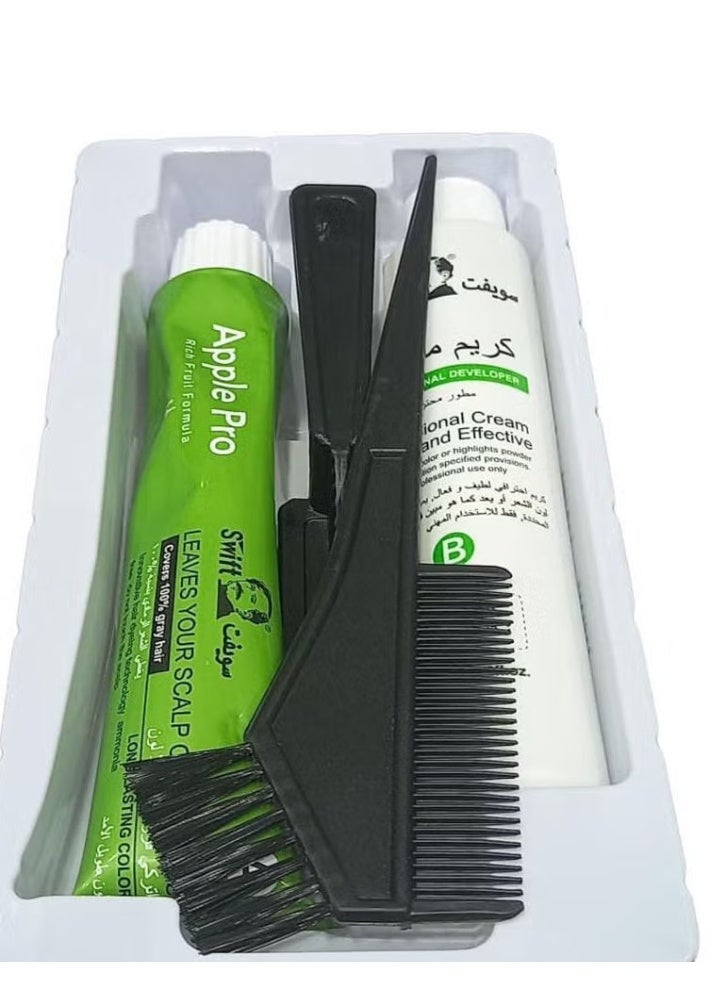 سويفت كريم صبغة الشعر بني غامق خالي من الأمونيا 3/0 - Image 3