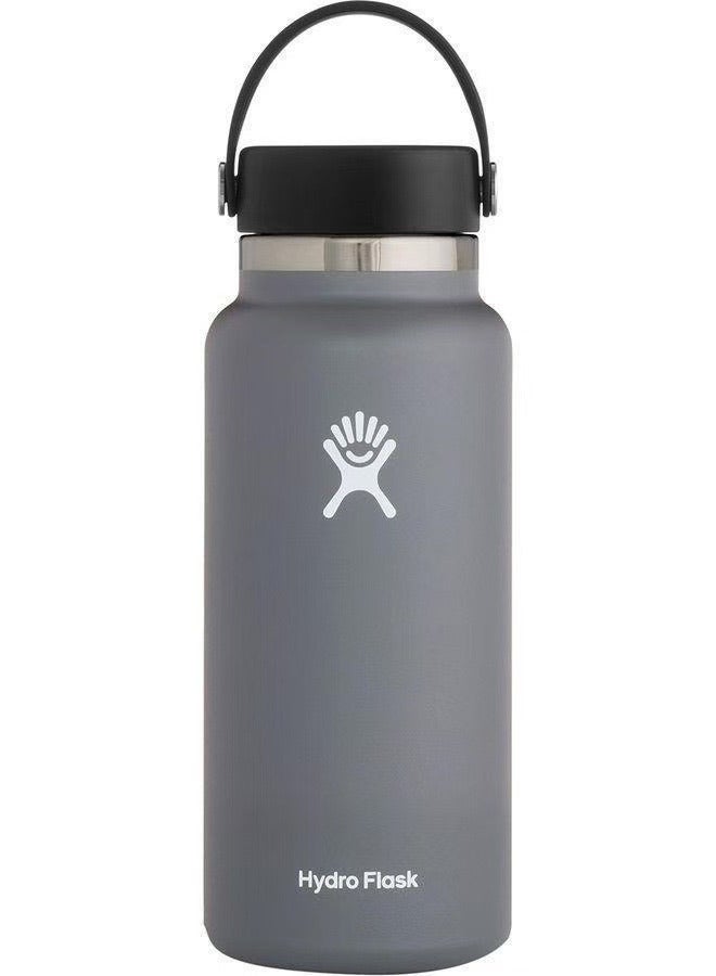 Hydro Flask Vacuum Insulated Water Bottle 1000ml - Portable Space-Grade Thermos with Handle for Sports & Outdoors - Leakproof, Non-Slip Grip, Ideal for Fitness, Camping & Hydration - Image 1