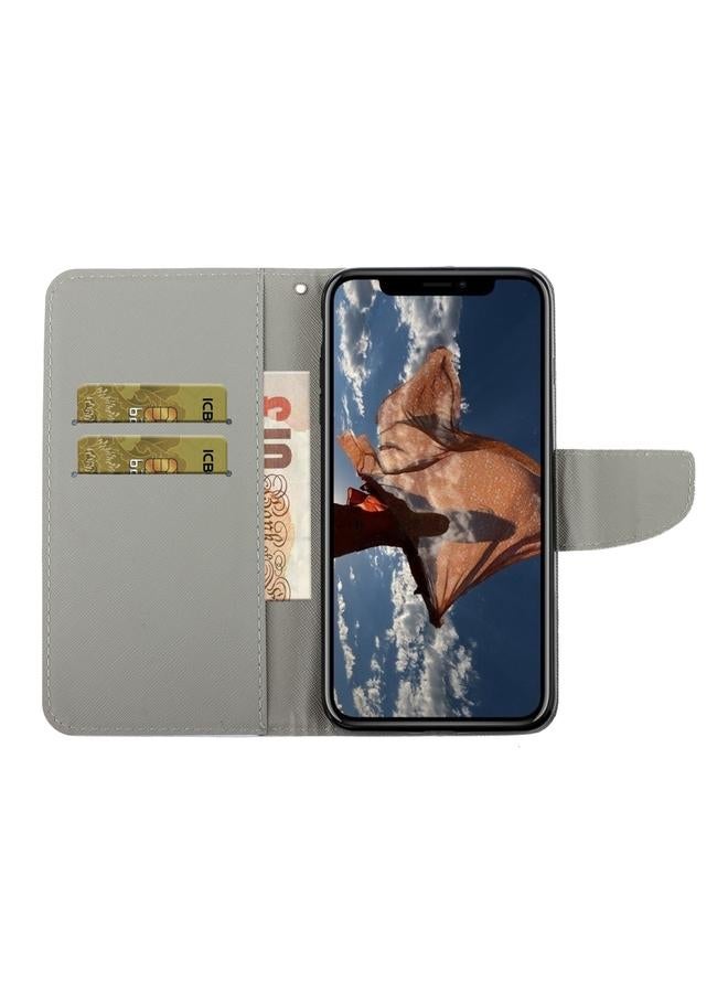 Zaboon Case For iPhone 11 3D Colored Drawing Horizontal Flip PU Leather Case with Holder & Card Slots & Wallet - Image 4