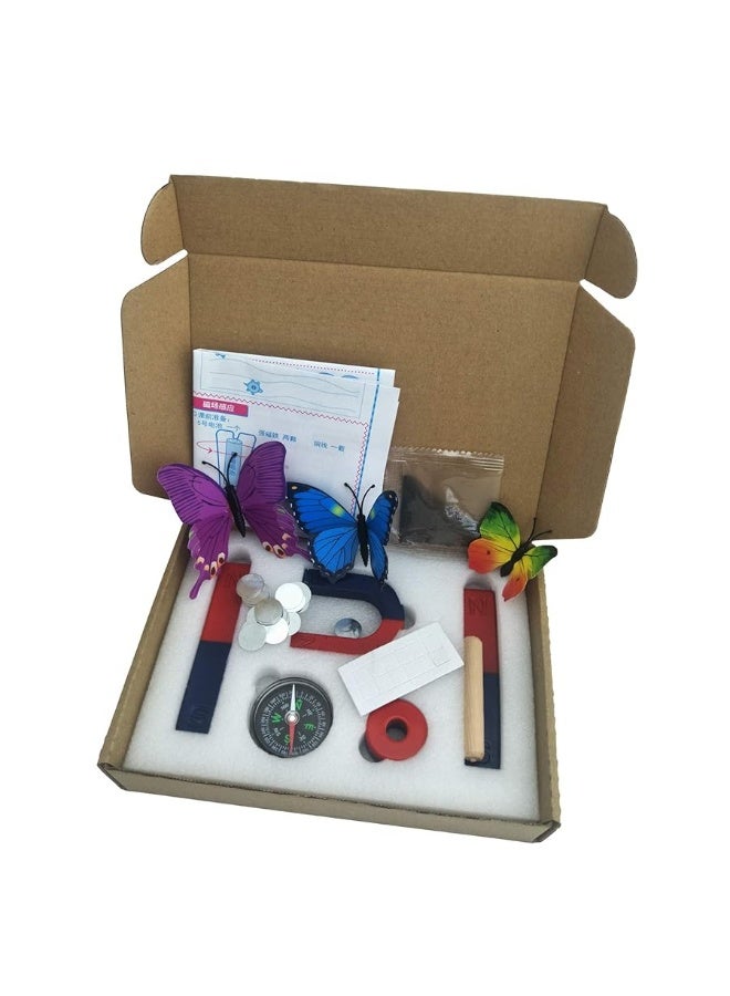 EUDAX Physics Science Magnets Kit for Education Science Experiment Tools Icluding Bar/Ring/Horseshoe/Compass Magnets - Image 3