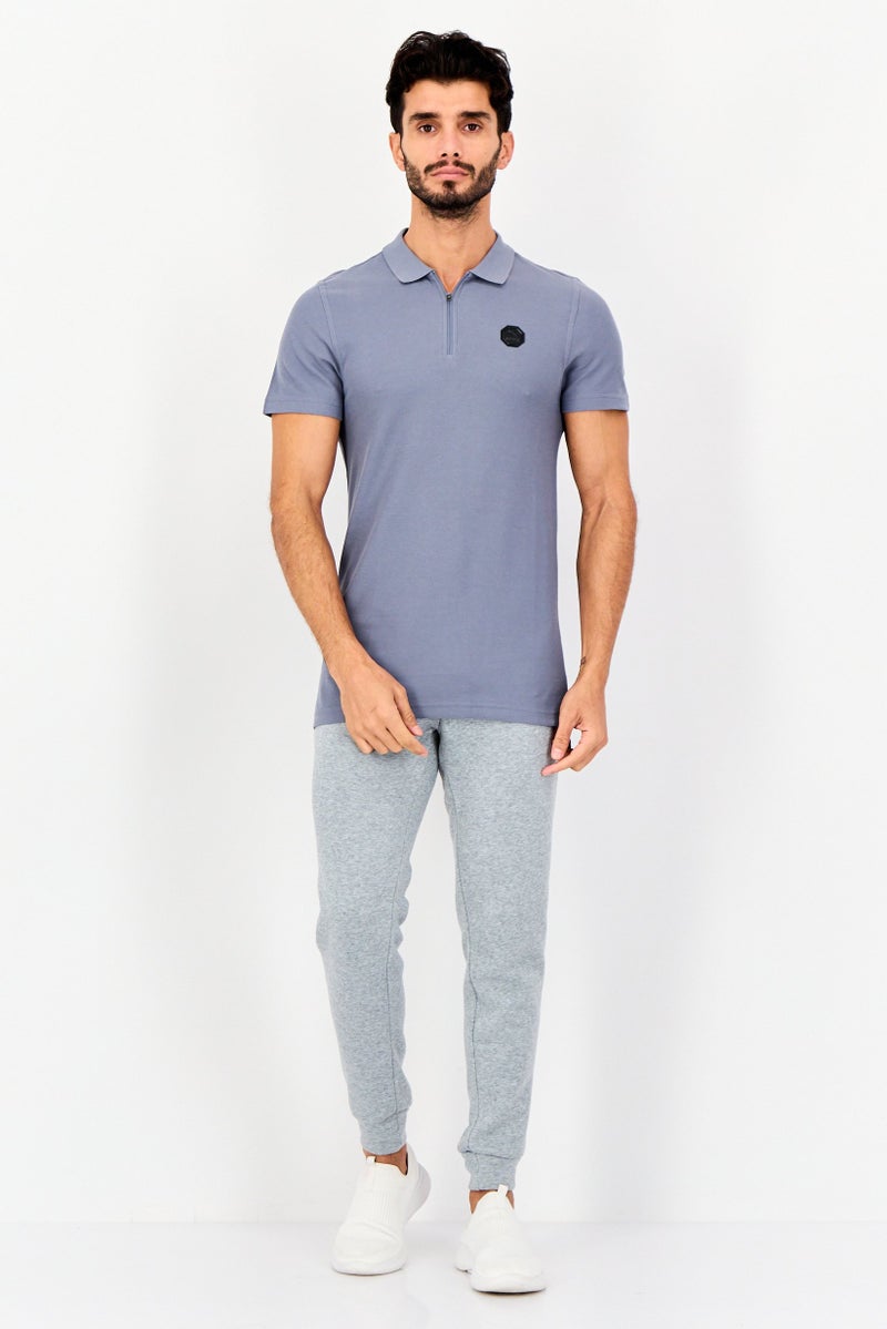 PUMA One8 x Puma Men Slim Fit Short Sleeves Outdoor Polo Shirt, Grey - Image 3