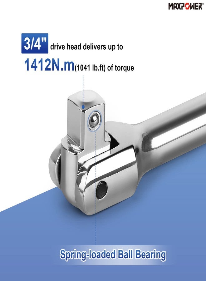 MAXPOWER 40 inch x 3/4" Drive Breaker Bar - Image 3