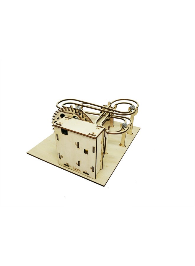 Children's Diy Solar 3D Three-dimensional Jigsaw Puzzle Ball Track Building Blocks Wooden Jigsaw Puzzle Toys Wholesale-Color:New - Image 1