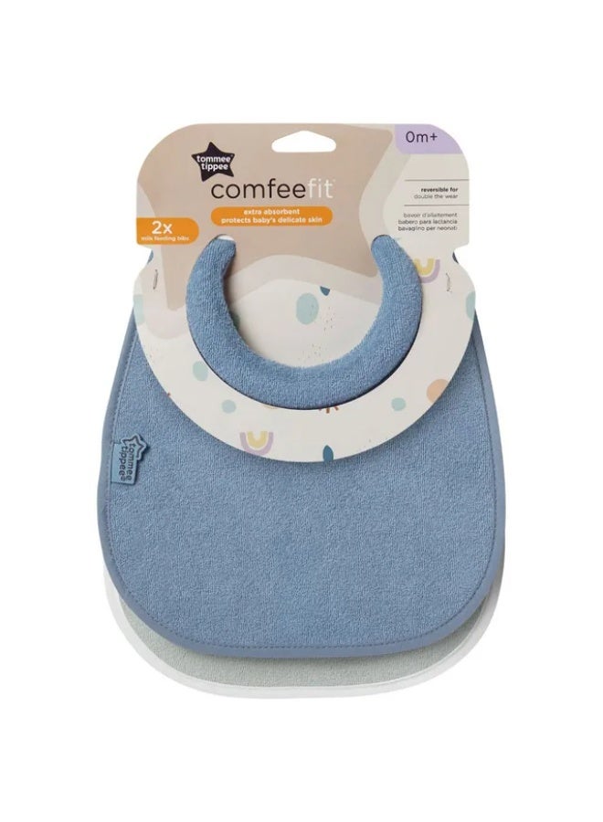 Tommee Tippee UK تومي تيبي - بيب تغذية الحليب الأقرب إلى الطبيعة X 2 - أخضر/أزرق