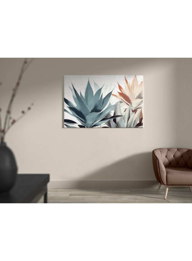 Home Gallery Diamond Agave Multi color Printed Canvas Wall Art 120x80 - Image 4