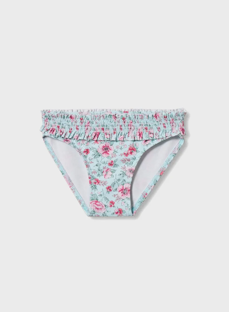 MANGO Infant Floral Print Bikini Bottoms