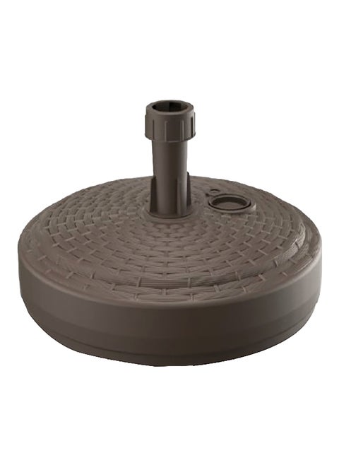 Heavy Duty Sturdy High Quality Round Shaped Umbrella Base Brown 13 x 39 x 39 cm