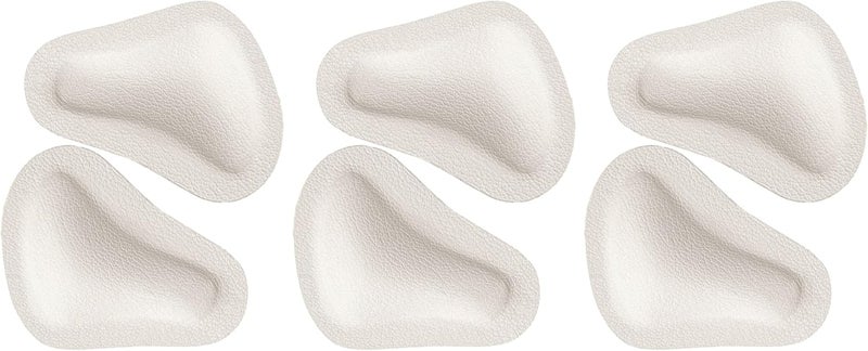 Pedag T-Form | German Made | Metatarsal Foot Pads for Pain Relief | Anatomically Correct | Vegetable Tan Leather | Self Adhesive | White | Size Small, Fits US W 5-7 | 3 Count