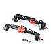 RCAWD SCX10 III Portal Axle Set Upgrades ONLY for Base Camp JLU Wrangler JT Gladiator1982 K10 110AXI03030AXI03027AXI03007AXI03003AXI03006B AXI03029 Black - Image 2