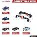 RCAWD SCX10 III Portal Axle Set Upgrades ONLY for Base Camp JLU Wrangler JT Gladiator1982 K10 110AXI03030AXI03027AXI03007AXI03003AXI03006B AXI03029 Black - Image 4