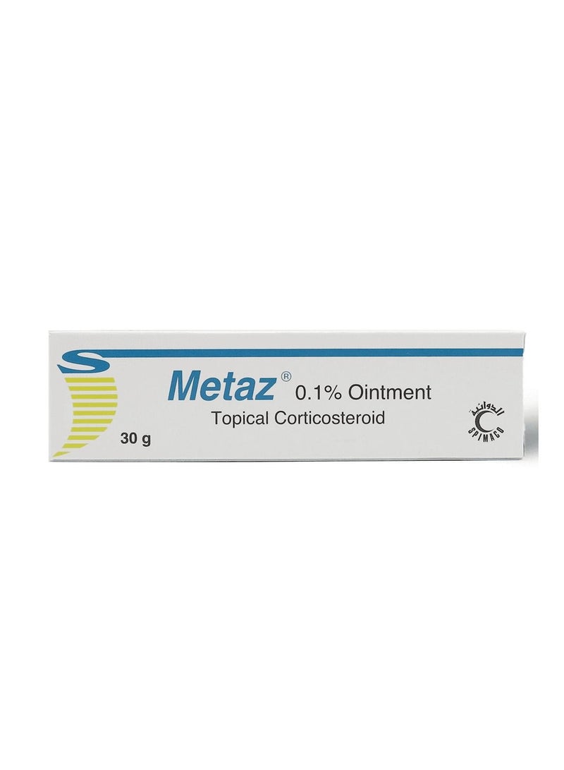 METAZ Metase, Ointment, Relieves Skin Sensitivity - 30 gm - Image 1