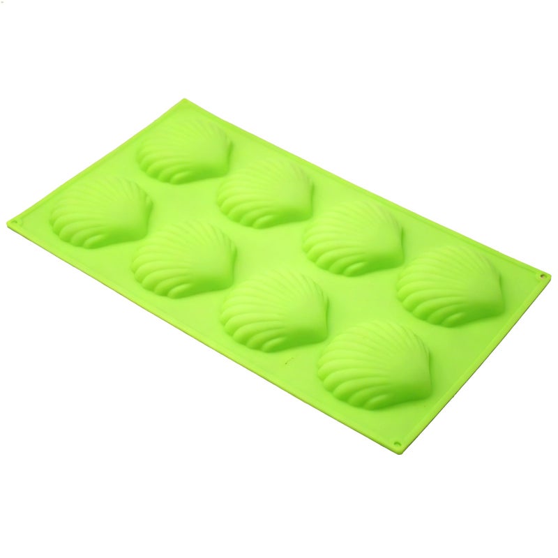 XHaibei Silicone Mold Shell Soap Madeleines Cake Chocolate Cookies Pastry Maker Realistic Beach Design 25 Large Shells 1 oz Capacity