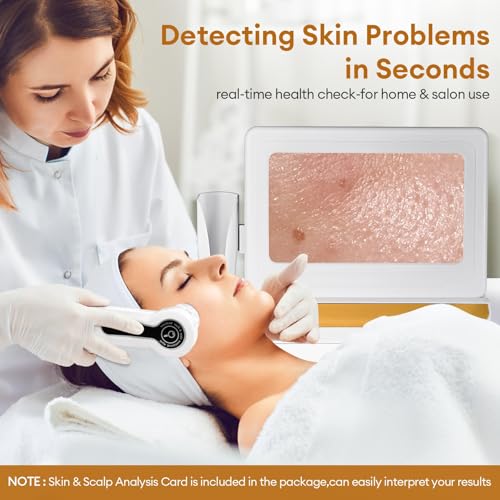 foreverlily 11 Inch HD Screen Scalp Analysis Machine with 50x/200x Lenses, Hair Scalp Analyzer & Microscope for Skin and Hair Follicle, No App Required, for Home & Salon Use - Image 3