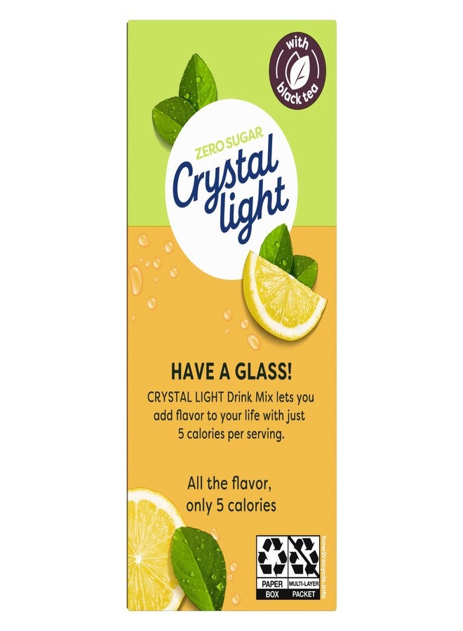 Crystal Light Lemon Iced Tea Naturally Flavored with other natural flavor Powdered Drink Mix, 120 ct Pack, 12 Boxes of 10 On-the-Go-Packets - Image 5