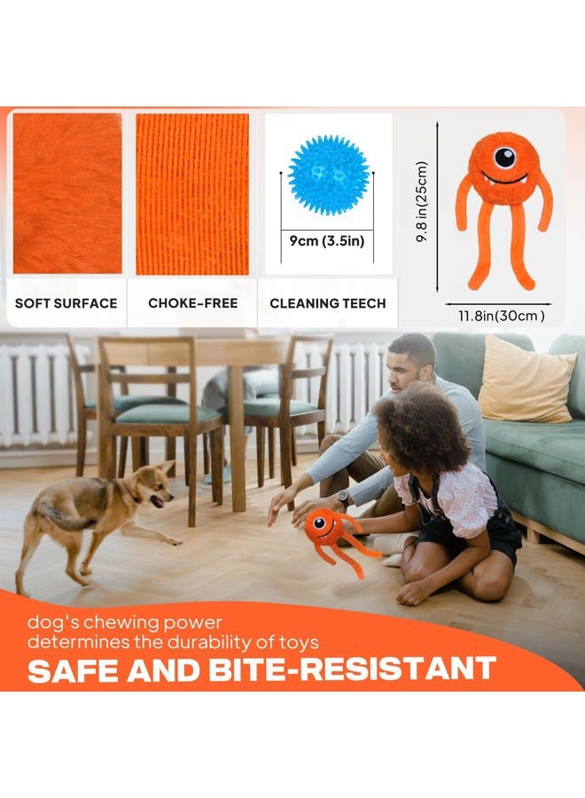 fida Dog Chew Toys for Aggressive Dogs (3 in 1), Squeaky Dog Toys for Large Dogs, Interactive Dog Toys to Keep Them Busy, Ball for Small Medium Large Dogs (Large - Image 5