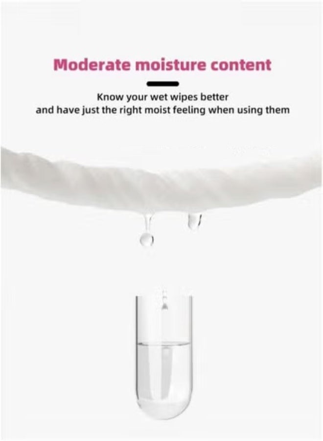 MIXDE Portable Mini Wet Wipes, Hand & Mouth Cleansing Tissue Paper for Babies, Students, and Children High Quality - Image 3