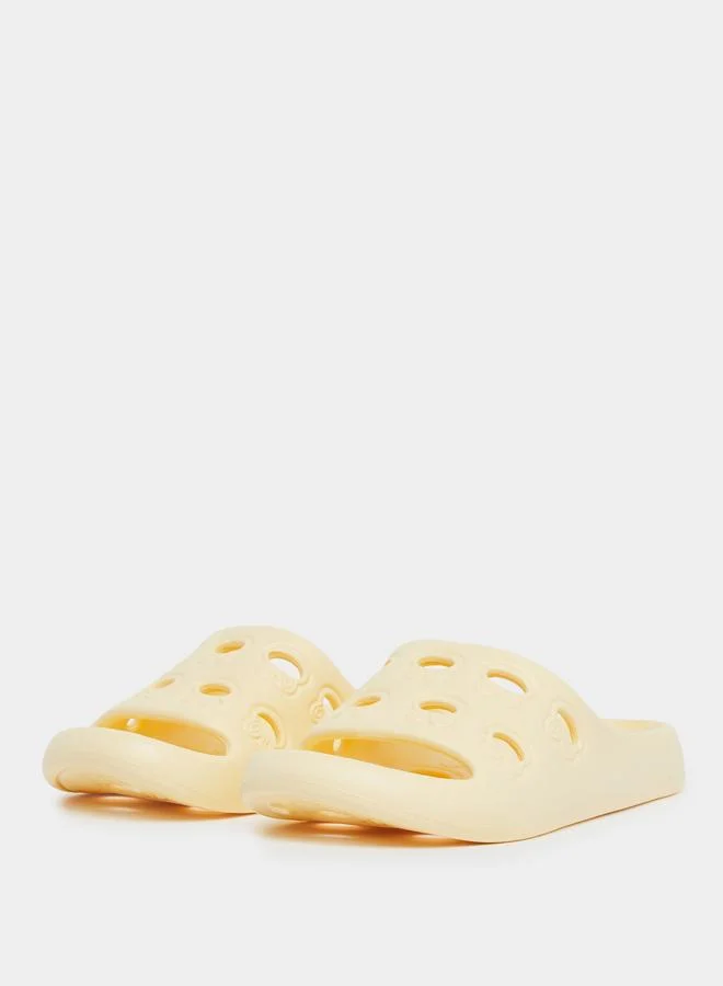 Take Two Solid Cut Out Anti-Slip Bathroom Slippers