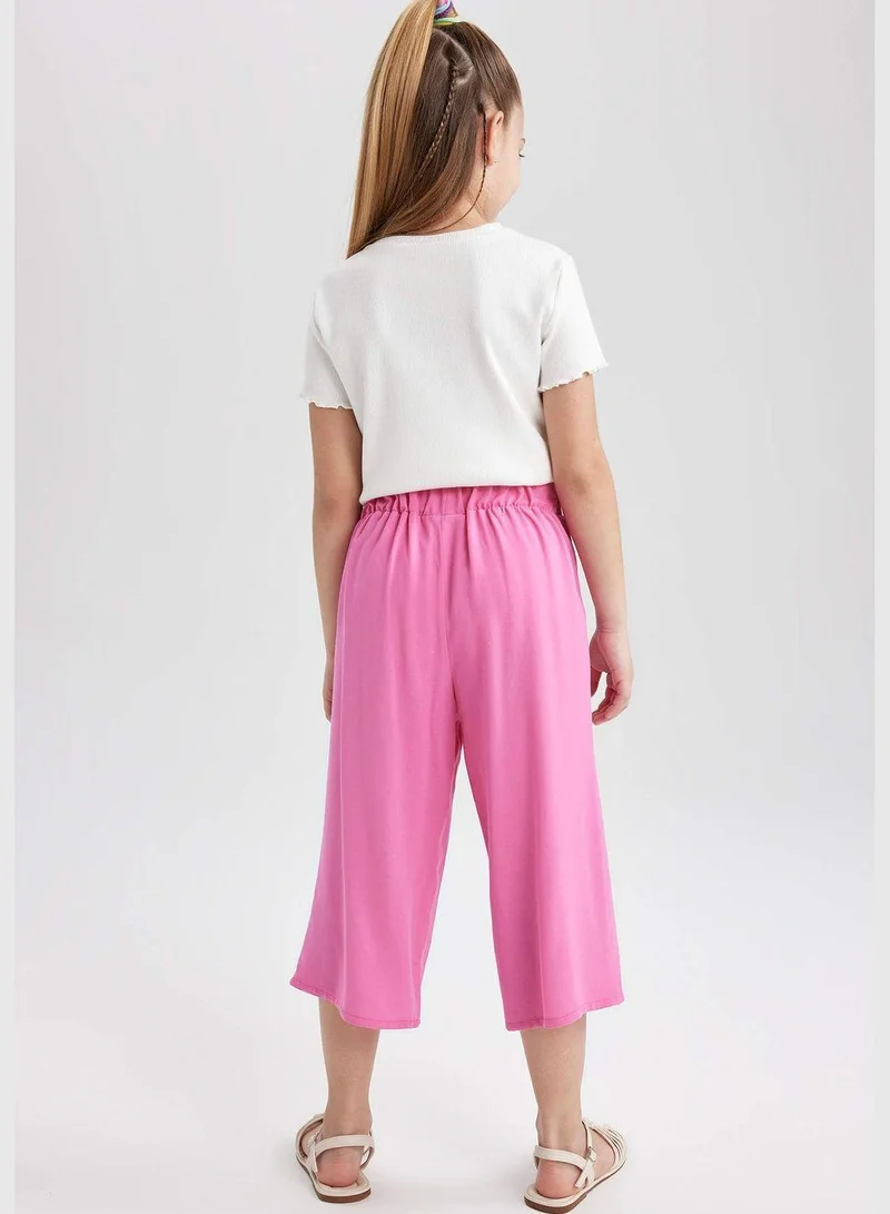DeFacto Relaced Fit Trousers With Waist Tie