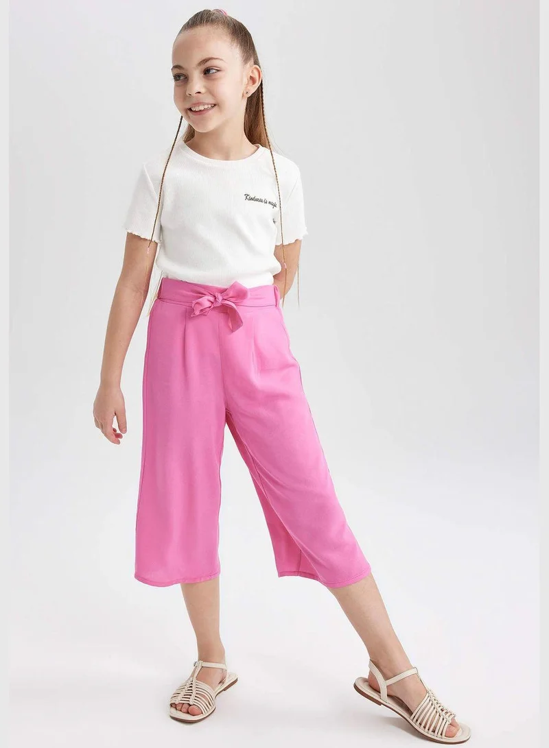 DeFacto Relaced Fit Trousers With Waist Tie
