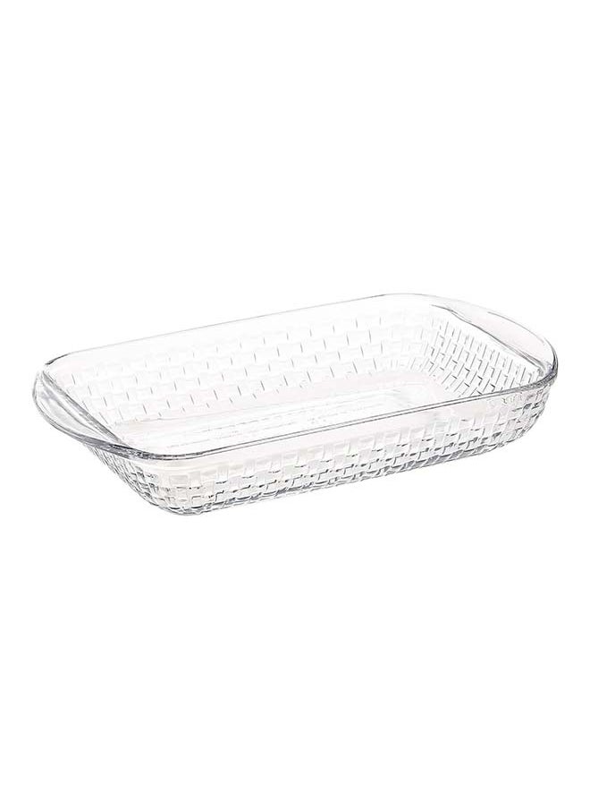 Anchor Hocking - طبق خبز بسعة 3Qt / 12.8" بتصميم نسج السلة 13958 A/H - Image 1