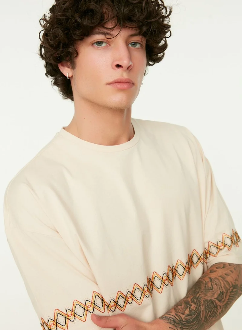 trendyol Essential Oversize Crew Neck T-Shirt