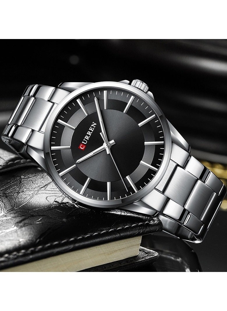 CURREN CURREN 8429 Original Brand Stainless Steel Band Wrist Watch For Men (With Box Free)  - Image 2