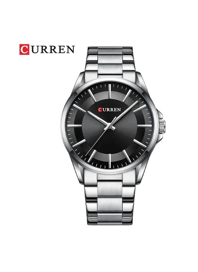 CURREN CURREN 8429 Original Brand Stainless Steel Band Wrist Watch For Men (With Box Free)  - Image 1