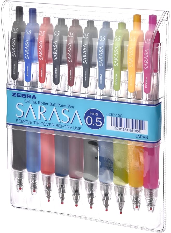 ZEBRA Gel Pen 10 Color 0.5 - Image 1