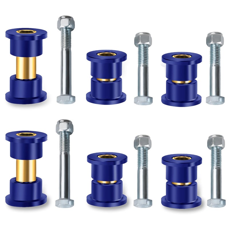 Driveup Club Car DS Bushings and Sleeve Kit Polyurethane Bushings Kit Fits for Front Upper A Arm Suspension DS 1992up Models Replaces OEM 1016346