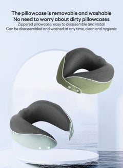 Sharpdo U-Shaped Travel Pillow Nap Pillow Is Stowable and Comes 28*27*10CM (with 1 Storage Bag)  - Image 3