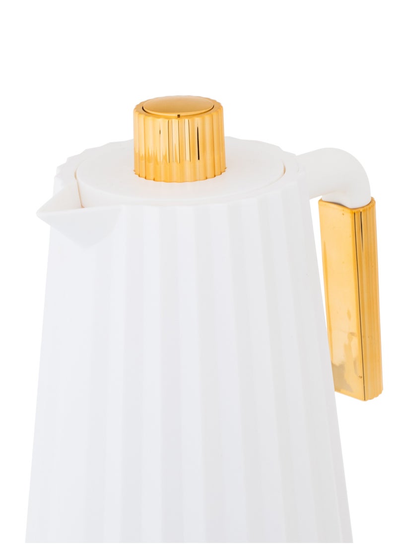 Hic - Plastic Coffee & Tea Flask 1 Liter white - Image 1