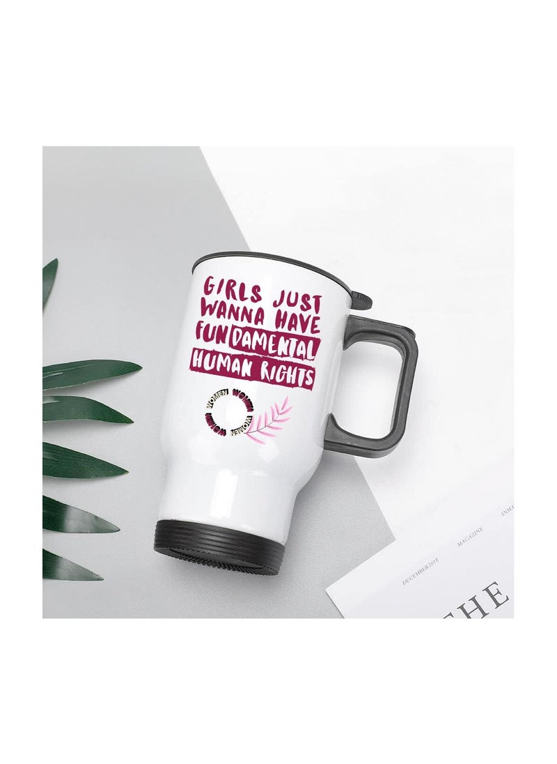 PRINTSHOP4ME International Womens Day Travel Mug–Insulated Stainless Steel Coffee Mug For Hot&Cold Drinks|Leak-Proof Travel Mug|Road Trips And Celebrate With Style  - Image 4
